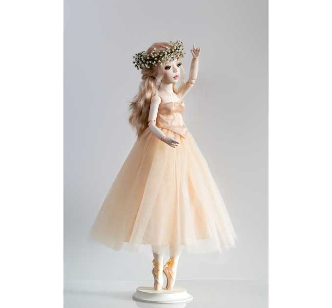 Author's handmade interior collectible doll Alisha