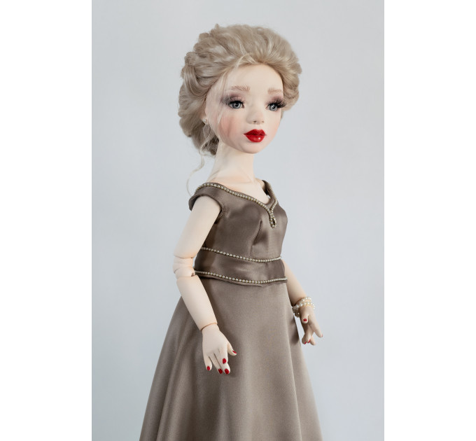 Author's handmade interior collectible doll Eva