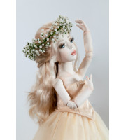 Author's handmade interior collectible doll Alisha