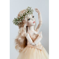 Author's handmade interior collectible doll Alisha