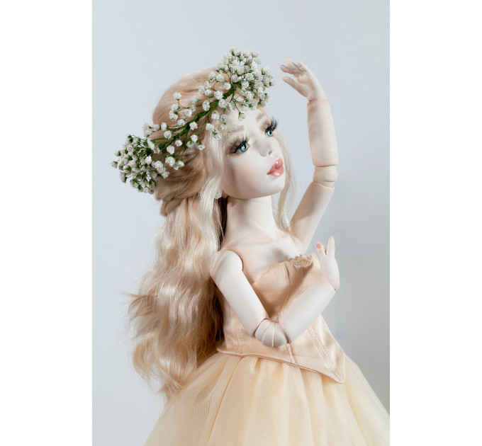 Author's handmade interior collectible doll Alisha
