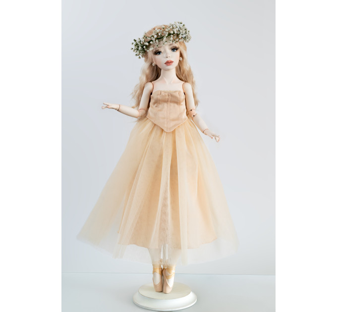 Author's handmade interior collectible doll Alisha
