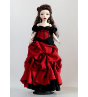 Author's handmade interior collectible doll Carmen